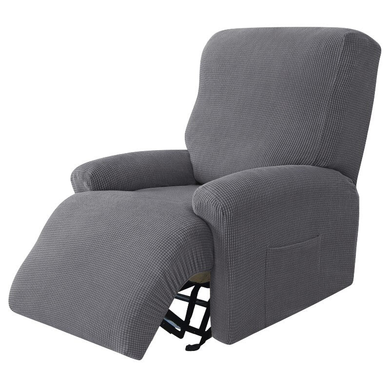 Recliner Cover 1/2/3/4 Seater Knitted Recliner Sofa Covers Lazy Boy Relax Armchair Cover Elastic Sofa Protector Lounge Home Pets Anti-Scratch - Image 17