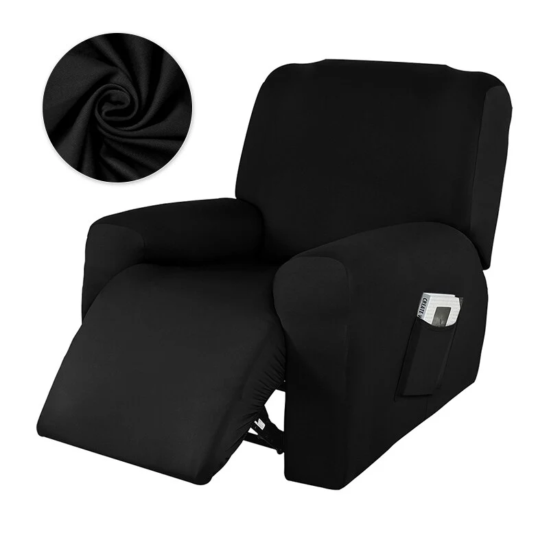 Recliner Cover 1/2/3/4 Seater Knitted Recliner Sofa Covers Lazy Boy Relax Armchair Cover Elastic Sofa Protector Lounge Home Pets Anti-Scratch - Image 23