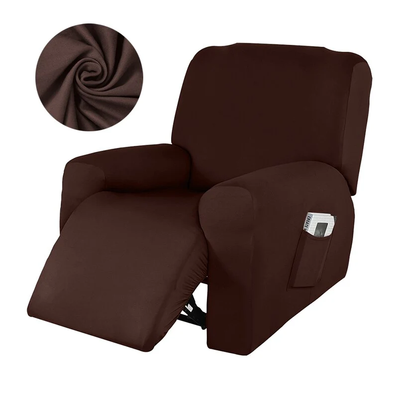 Recliner Cover 1/2/3/4 Seater Knitted Recliner Sofa Covers Lazy Boy Relax Armchair Cover Elastic Sofa Protector Lounge Home Pets Anti-Scratch - Image 25
