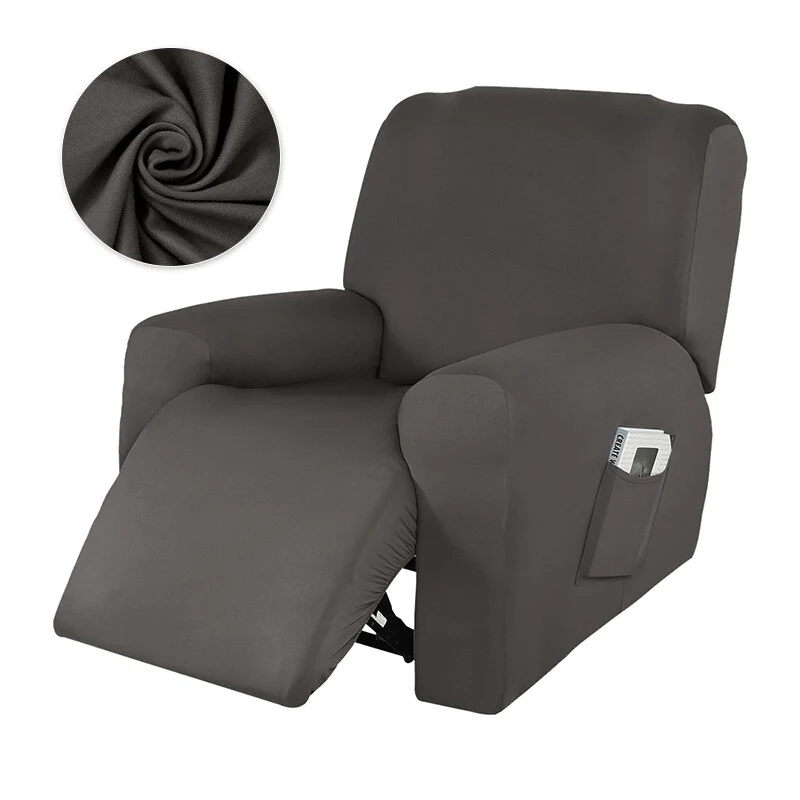 Recliner Cover 1/2/3/4 Seater Knitted Recliner Sofa Covers Lazy Boy Relax Armchair Cover Elastic Sofa Protector Lounge Home Pets Anti-Scratch - Image 27