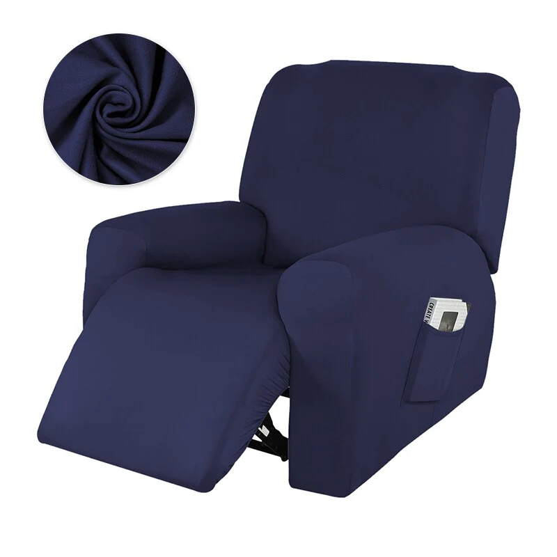Recliner Cover 1/2/3/4 Seater Knitted Recliner Sofa Covers Lazy Boy Relax Armchair Cover Elastic Sofa Protector Lounge Home Pets Anti-Scratch - Image 29