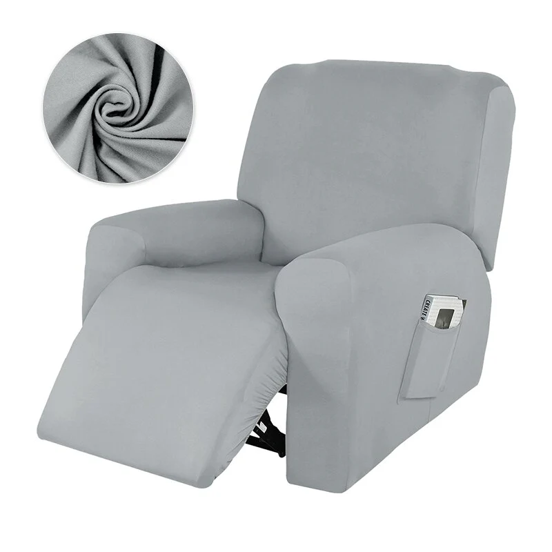 Recliner Cover 1/2/3/4 Seater Knitted Recliner Sofa Covers Lazy Boy Relax Armchair Cover Elastic Sofa Protector Lounge Home Pets Anti-Scratch - Image 30