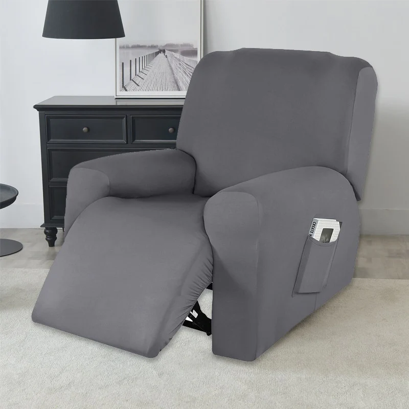 Recliner Cover 1/2/3/4 Seater Knitted Recliner Sofa Covers Lazy Boy Relax Armchair Cover Elastic Sofa Protector Lounge Home Pets Anti-Scratch - Image 5