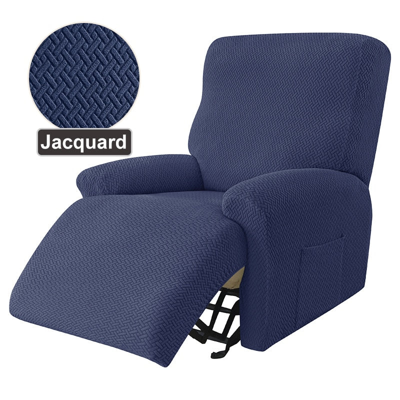 Recliner Sofa Cover Armchair Case UK Sofa Cover Anti-Dust Non-Slip Lazy Boy Chair Cover Solid Color Universal Seat Cover 1 Peice - Image 15