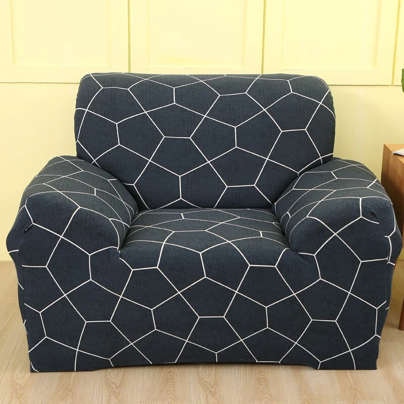 Single Sofa Chair Slipcovers Armchair Decoration 1 2 3 4 Seater Elastic Spandex Sofa Cover Stretch Floral Printed Elastic Sofa Cover L-Style Covers - Image 16