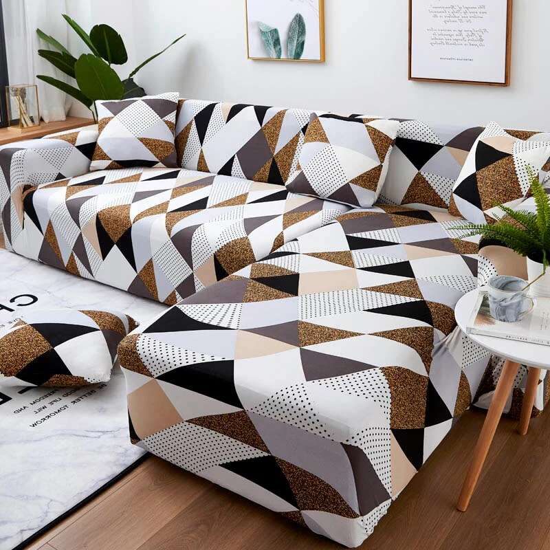 Sofa Cover Elastic Couch Cover Sectional Chair Cover Sofa Cover Corner L-shape Sofa Cover 1/2/3/4-seater Cover Corner L Shaped Slipcover - Image 24