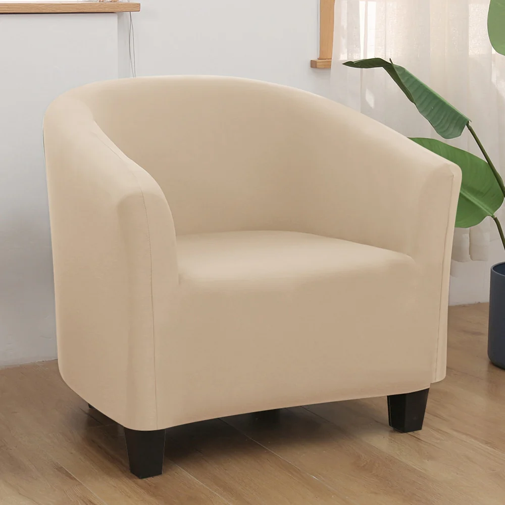 Spring Printed Elastic Tub Chair Cover Couch Tub Club Chair Cover Stretch Sofa Slipcover Furniture Single Seater Couch Banquet Armchair Cover - Image 12