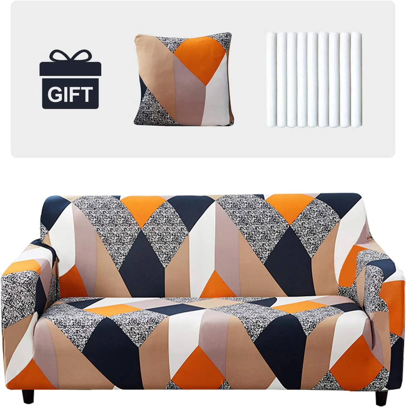 Stretch Armchair Slipcovers 1/2/3/4 Seater Sofa Cover UK Easy-fit Sofa Slipcovers Furniture Protector for Armchair, Soft Fabric Settee Covers - Image 8