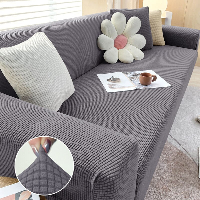 Stretch Jacquard Sofa Cover Stretch Couch Cover Sectional L Shape Sofa Slipcover Corner Case for Living Room 1/2/3/4 Seat - Image 16