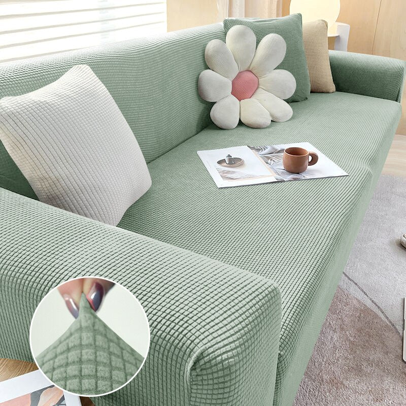 Stretch Jacquard Sofa Cover Stretch Couch Cover Sectional L Shape Sofa Slipcover Corner Case for Living Room 1/2/3/4 Seat - Image 19