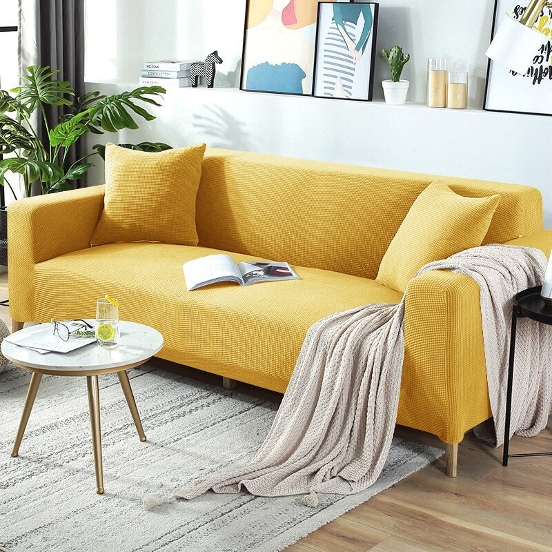 Stretch Jacquard Sofa Cover Stretch Couch Cover Sectional L Shape Sofa Slipcover Corner Case for Living Room 1/2/3/4 Seat - Image 6