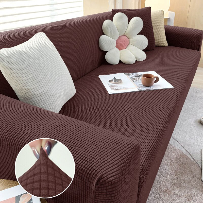 Stretch Jacquard Sofa Cover Stretch Couch Cover Sectional L Shape Sofa Slipcover Corner Case for Living Room 1/2/3/4 Seat - Image 9