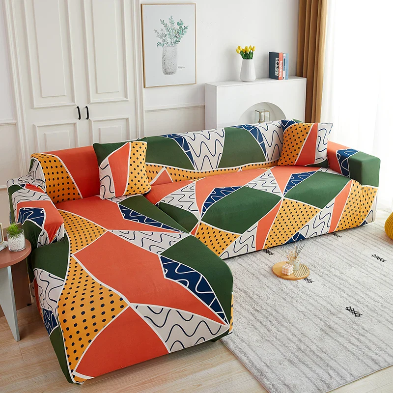 Stretch L Shaped Sofa Cover Couch Cover Slipcovers Armchair Corner Sofa Cover Chaselong Protector for Pets and Kids Fully Wrap - Image 13