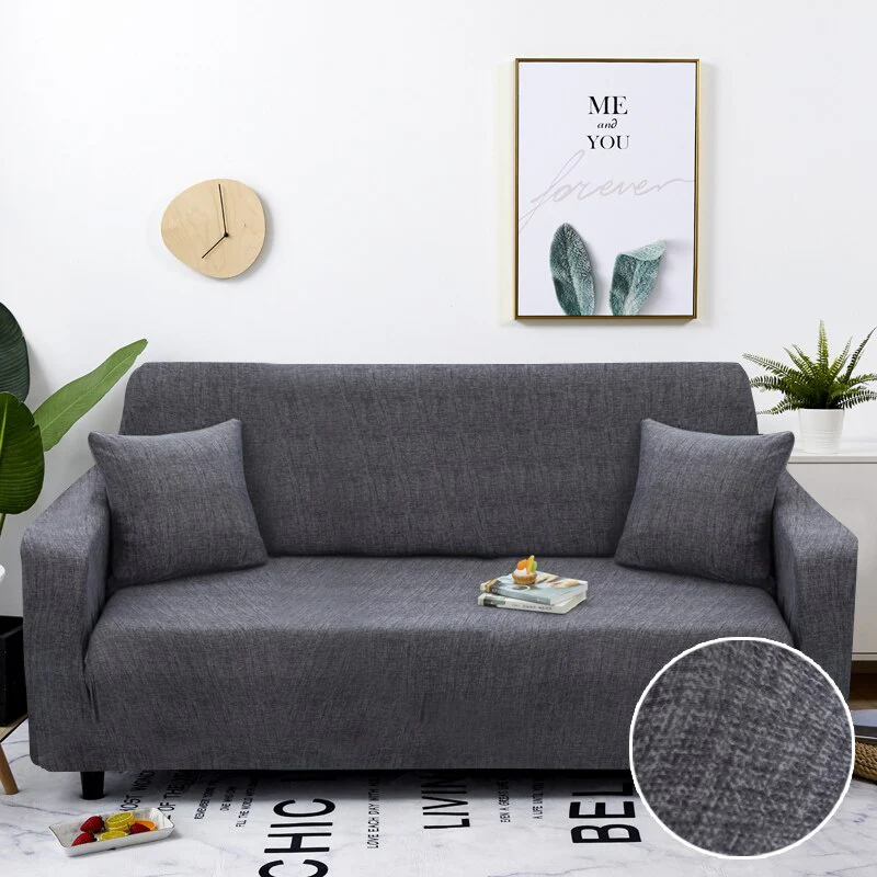Stretch Plaid Sofa Slipcover Elastic Sofa Covers Corner L Shaped Covers Sectional Sofa Cover Couch Cover 1/2/3/4 Seater Armchair Cover - Image 14