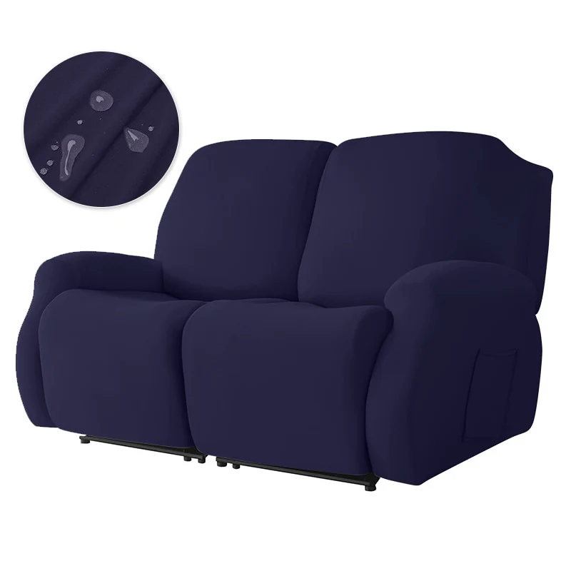 Stretch Recliner Sofa Cover Knitted Reclining Sofas Covers Anti-Dust Non-Slip Lazy Boy Chair Cover 1/2/3/4 Seats - Image 26