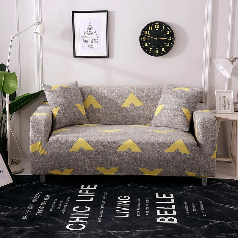Stretch Slipcovers Sectional Elastic Stretch Sofa Cover for Living Room Couch Cover L shape Armchair Cover Single/Two/Three Seat - Image 7