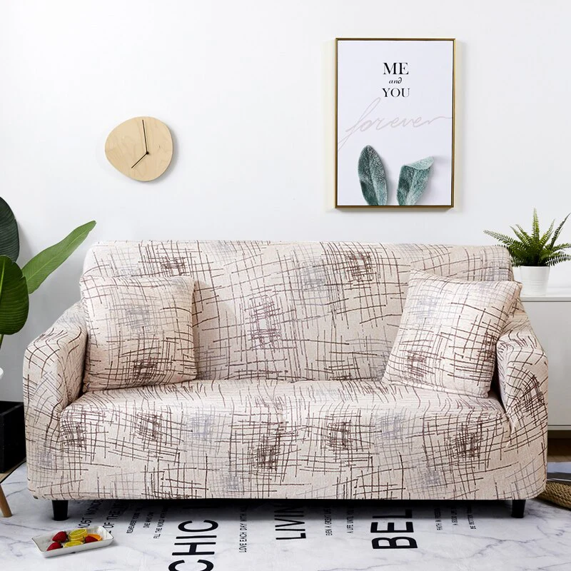 Stretch Sofa Covers Elastic Furniture Protector Polyester Loveseat Couch Cover L ArmChair Cover 1/2/3/4-seater Settee Covers Couch Covers - Image 10