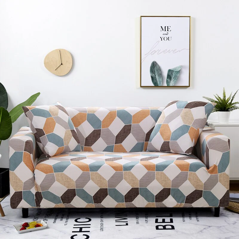 Stretch Sofa Covers Elastic Furniture Protector Polyester Loveseat Couch Cover L ArmChair Cover 1/2/3/4-seater Settee Covers Couch Covers - Image 9
