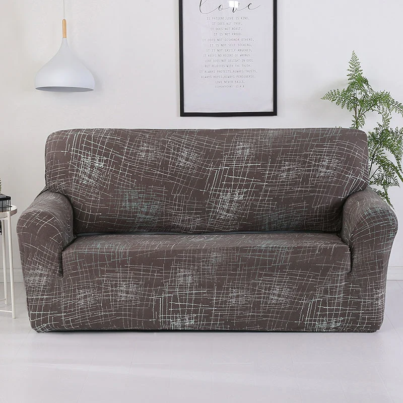 Stretch Sofa Covers Furniture Protector Polyester Loveseat Couch Cover l L-Style Sofa Cover 1/2/3/4-seater Arm Chair Cover Corner Elastic Couch Covers - Image 16