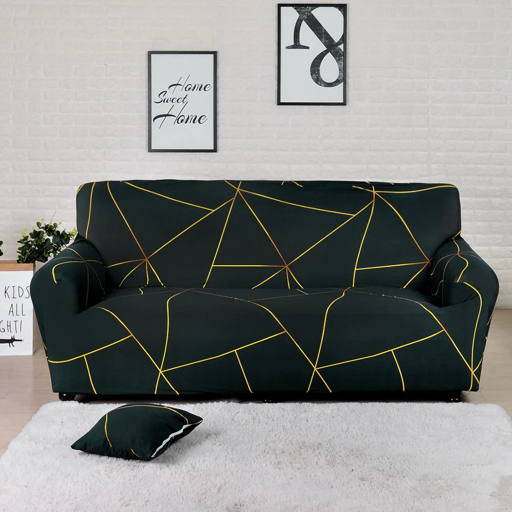 Stretch Sofa Covers Furniture Protector Polyester Loveseat Couch Cover l L-Style Sofa Cover 1/2/3/4-seater Arm Chair Cover Corner Elastic Couch Covers - Image 23