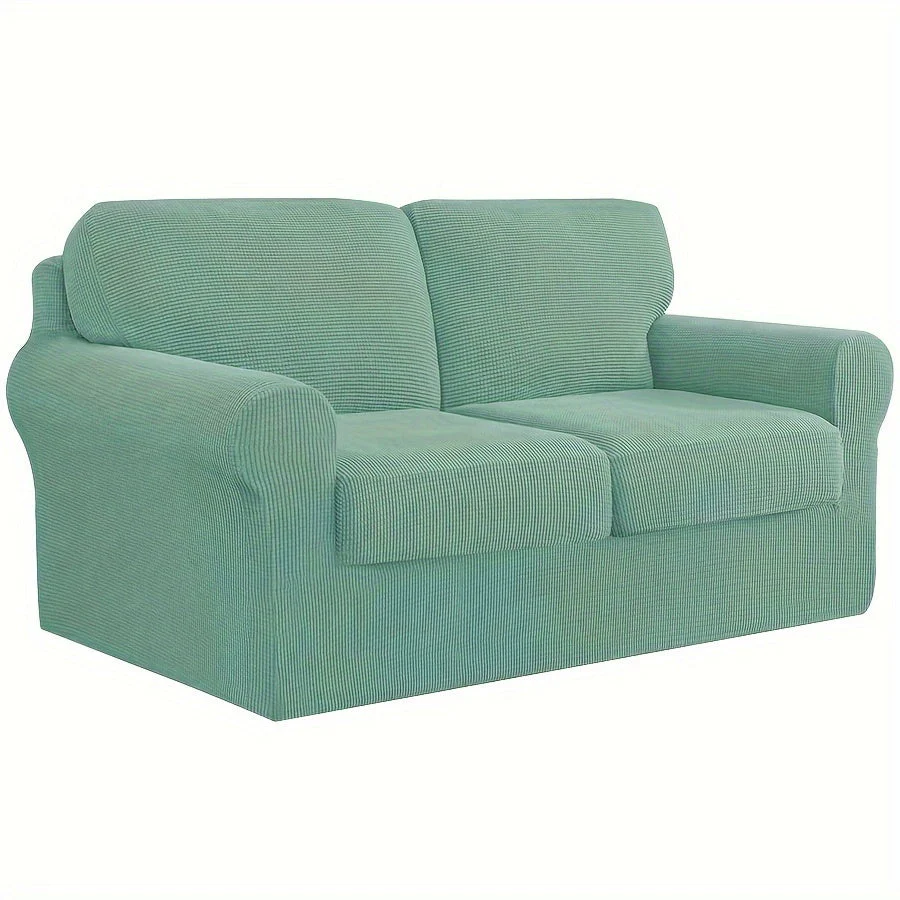 Stretch Sofa Slipcover With Cushion Covers Sets Couch Cover Sets Backrest Cushion Covers Furniture Protector - Image 10
