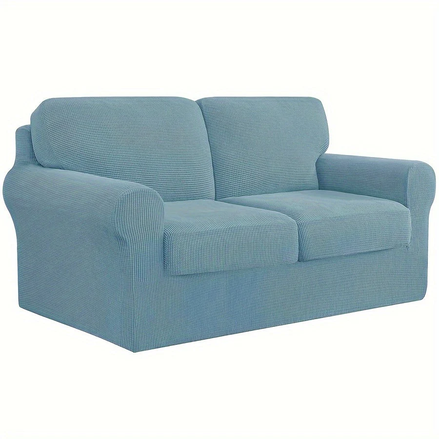 Stretch Sofa Slipcover With Cushion Covers Sets Couch Cover Sets Backrest Cushion Covers Furniture Protector - Image 18