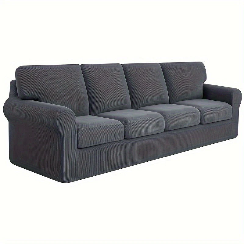 Stretch Sofa Slipcover With Cushion Covers Sets Couch Cover Sets Backrest Cushion Covers Furniture Protector - Image 64