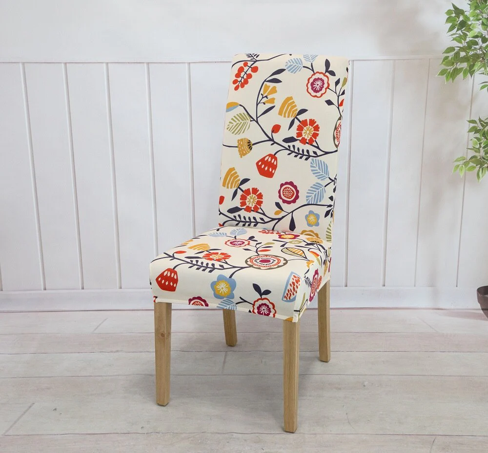Stretch Wedding Chair Cover For Kitchen Elastic Dining Room Chair Cover Dine Chairs Slipcover Home Decoration Accessories - Image 15