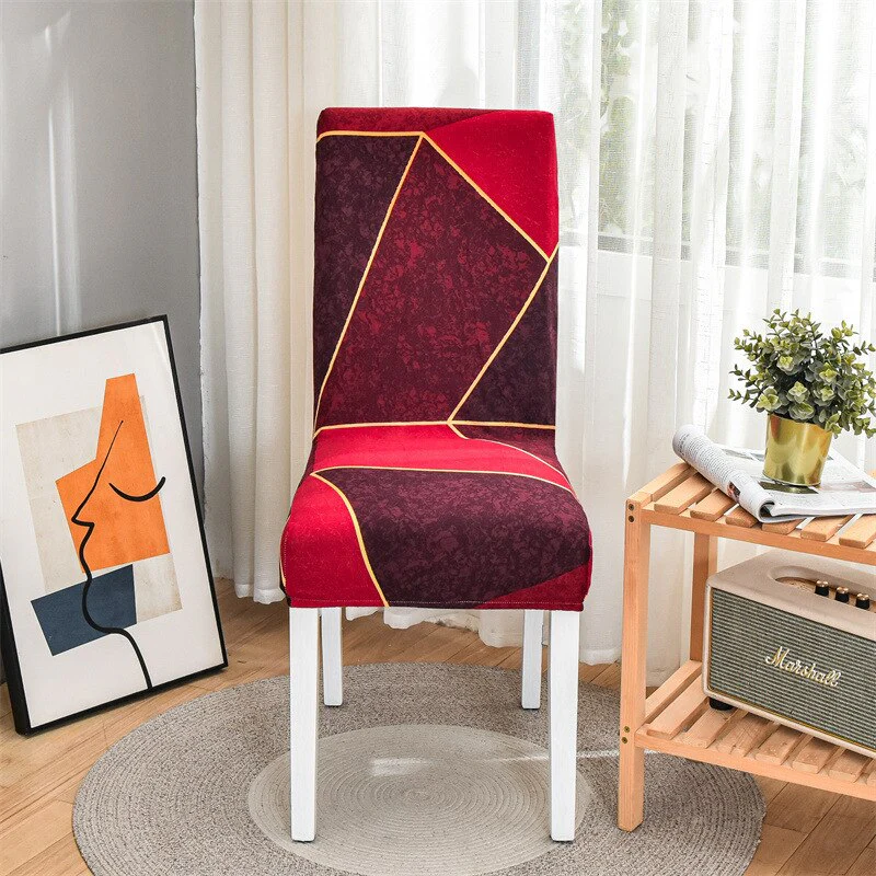 Stretch Wedding Chair Cover For Kitchen Elastic Dining Room Chair Cover Dine Chairs Slipcover Home Decoration Accessories - Image 27