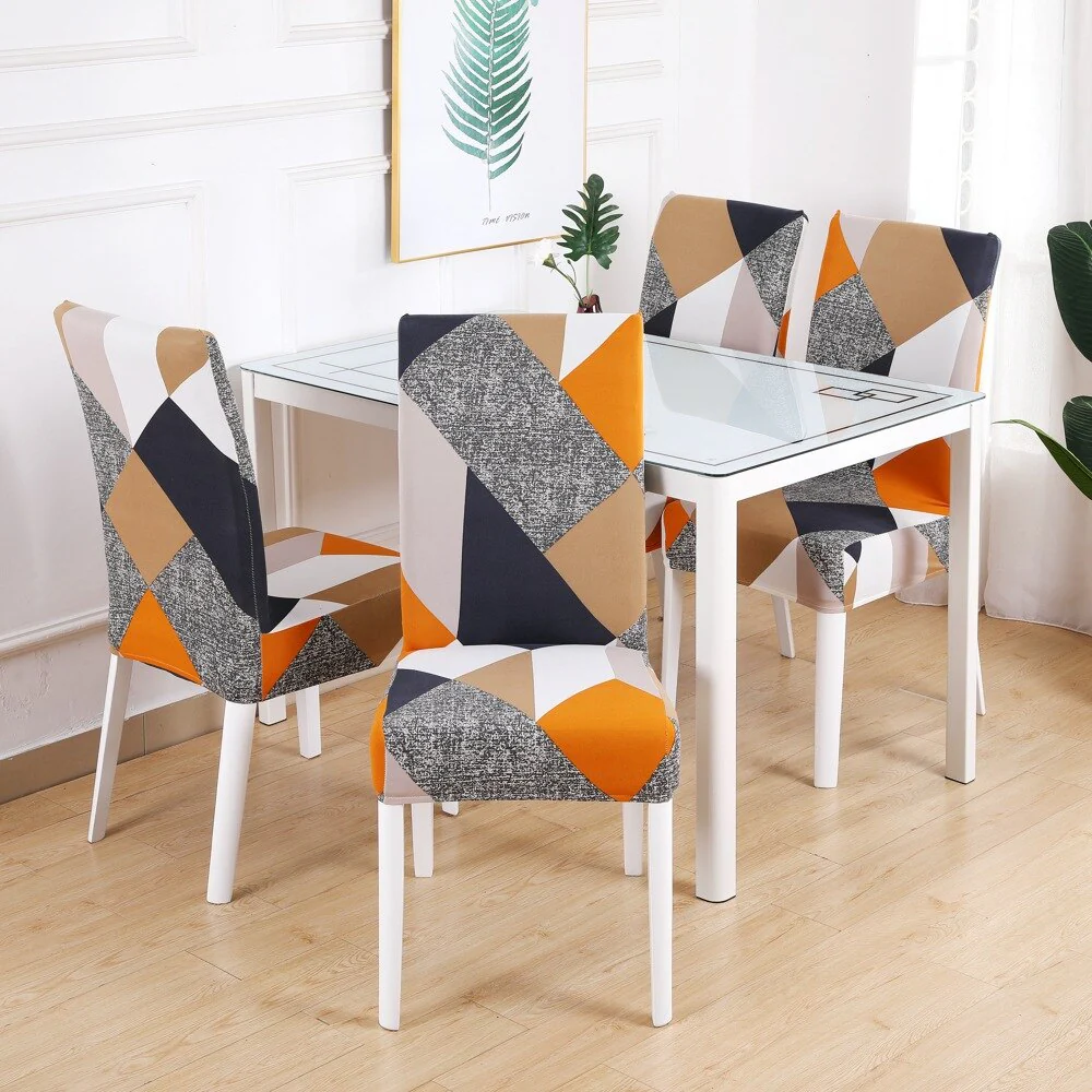 Stretch Wedding Chair Cover For Kitchen Elastic Dining Room Chair Cover Dine Chairs Slipcover Home Decoration Accessories - Image 4