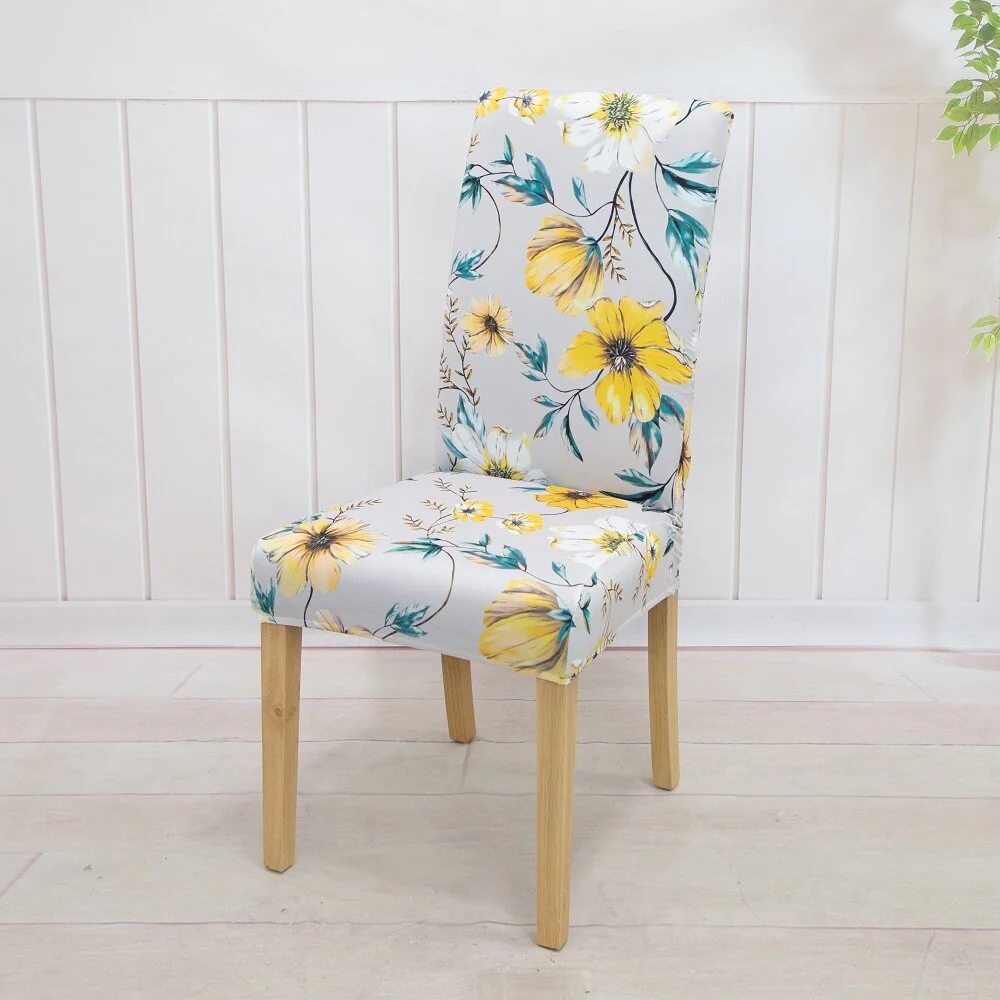 Stretch Wedding Chair Cover For Kitchen Elastic Dining Room Chair Cover Dine Chairs Slipcover Home Decoration Accessories - Image 8