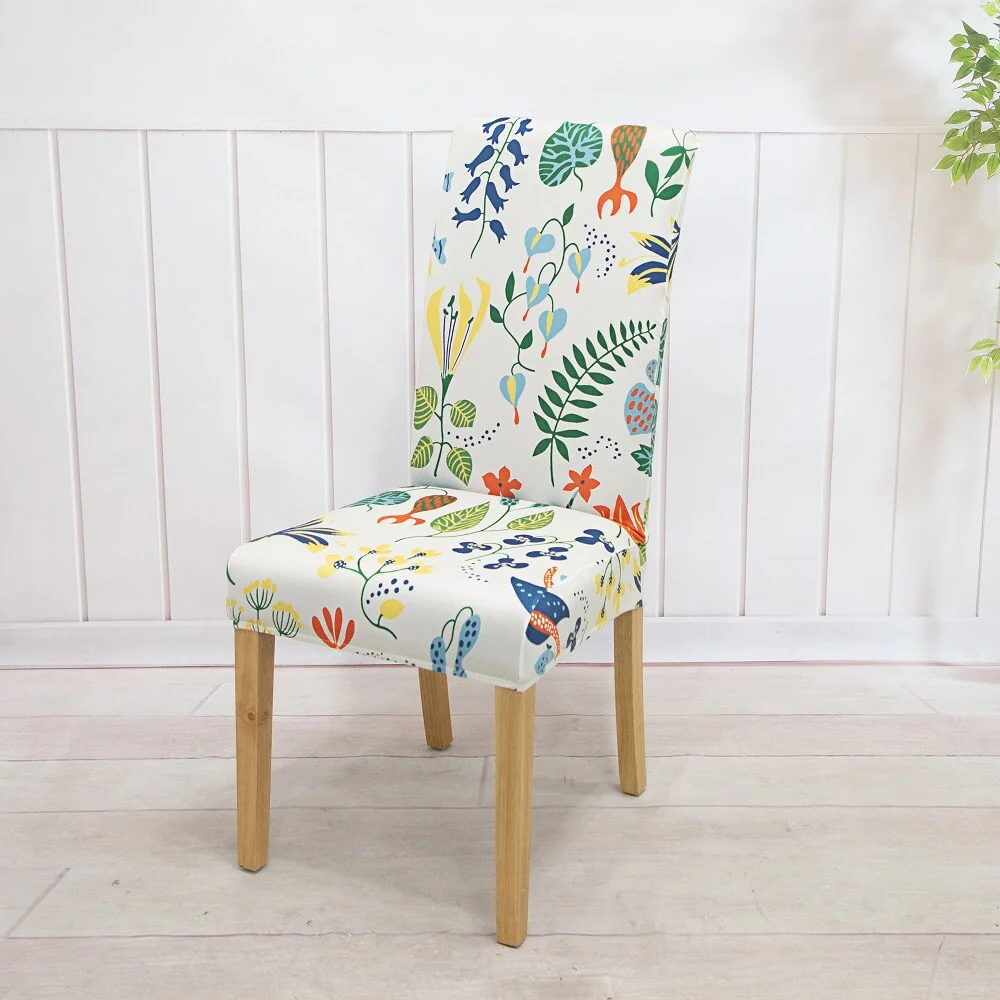 Stretch Wedding Chair Cover For Kitchen Elastic Dining Room Chair Cover Dine Chairs Slipcover Home Decoration Accessories - Image 9