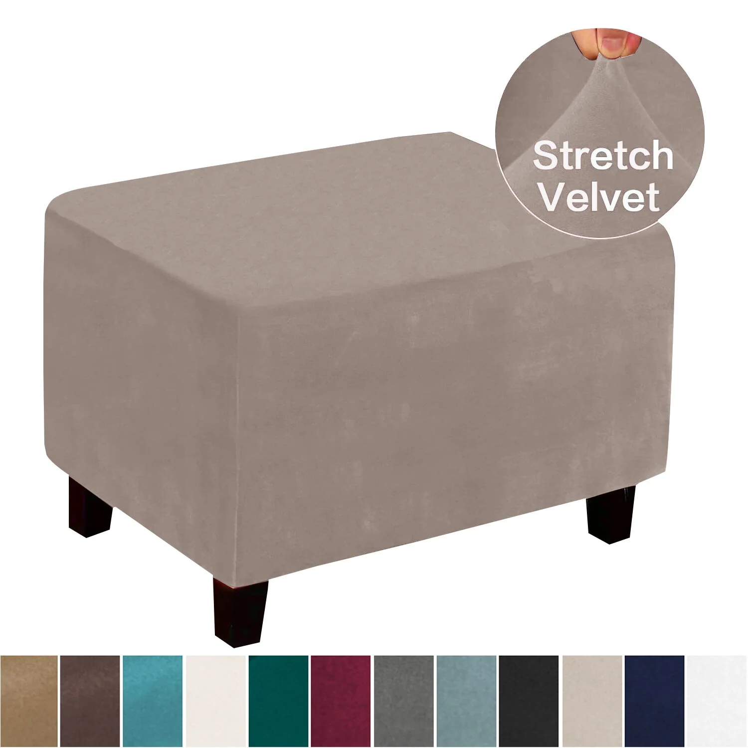 Stretching Footstool Low Sofa Solid Elasticity Simple Sofa, Step Stool Cover Dustproof Furniture Protection Series Modern Style - Image 16