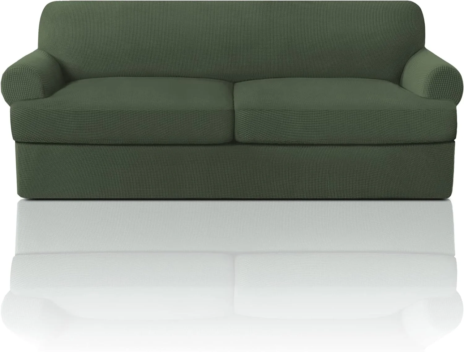 T Cushion Sofa Slipcover Sofa Covers for T Cushion Sofa Soft Couch Slip Covers Furniture Covers with Cushion Shape Seat Covers - Image 11