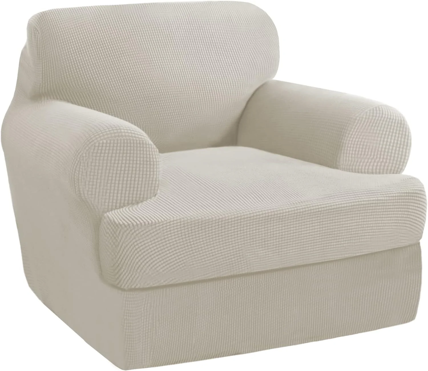 T Cushion Sofa Slipcover Sofa Covers for T Cushion Sofa Soft Couch Slip Covers Furniture Covers with Cushion Shape Seat Covers - Image 14