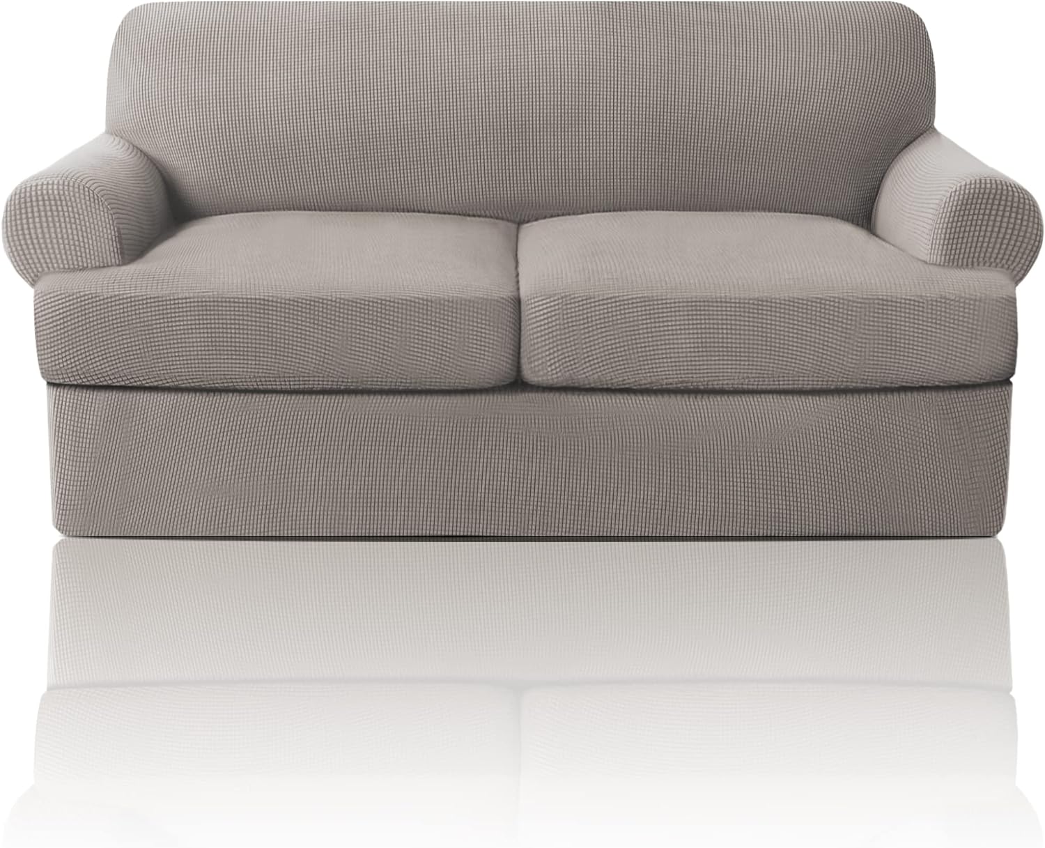 T Cushion Sofa Slipcover Sofa Covers for T Cushion Sofa Soft Couch Slip Covers Furniture Covers with Cushion Shape Seat Covers - Image 29