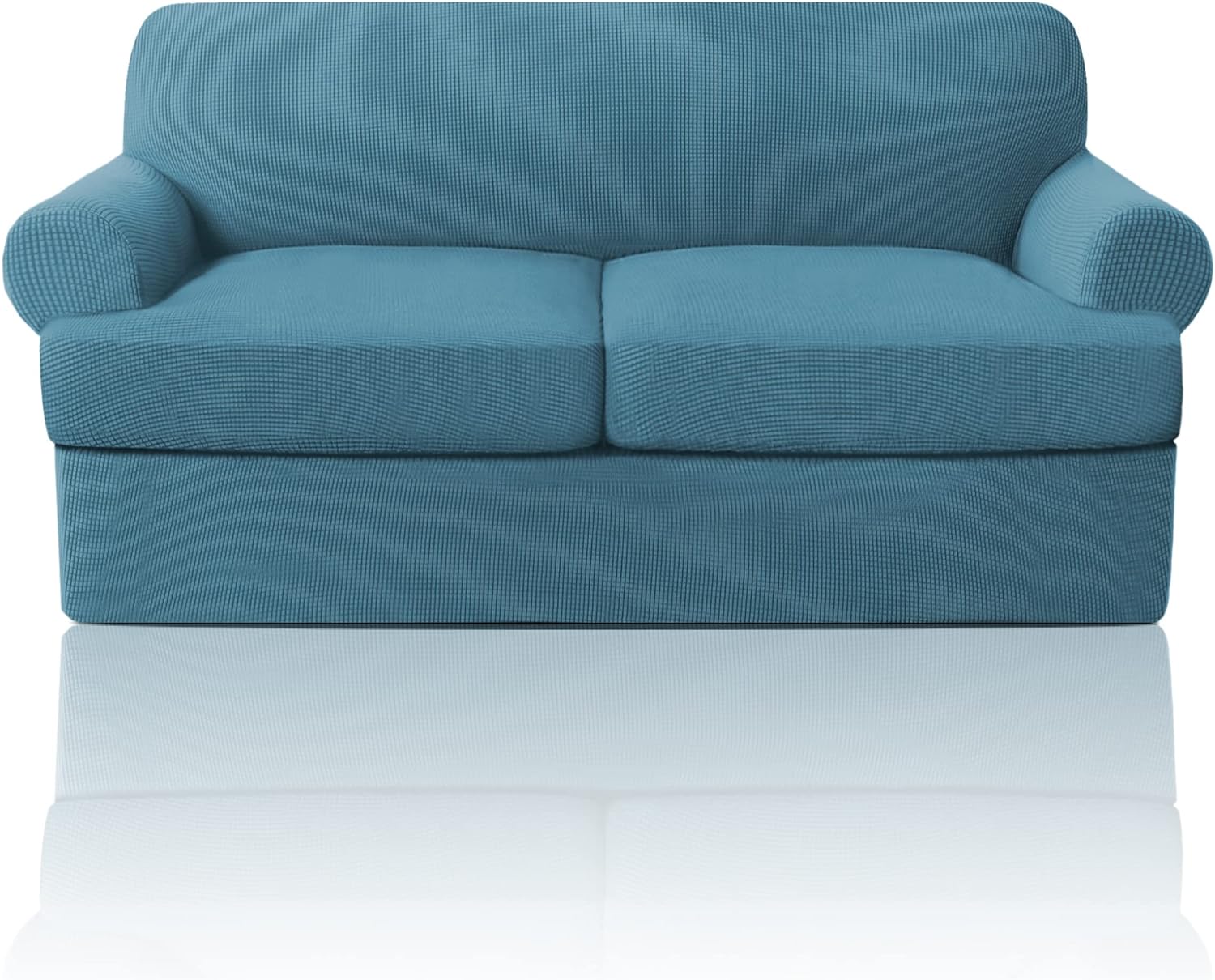 T Cushion Sofa Slipcover Sofa Covers for T Cushion Sofa Soft Couch Slip Covers Furniture Covers with Cushion Shape Seat Covers - Image 31