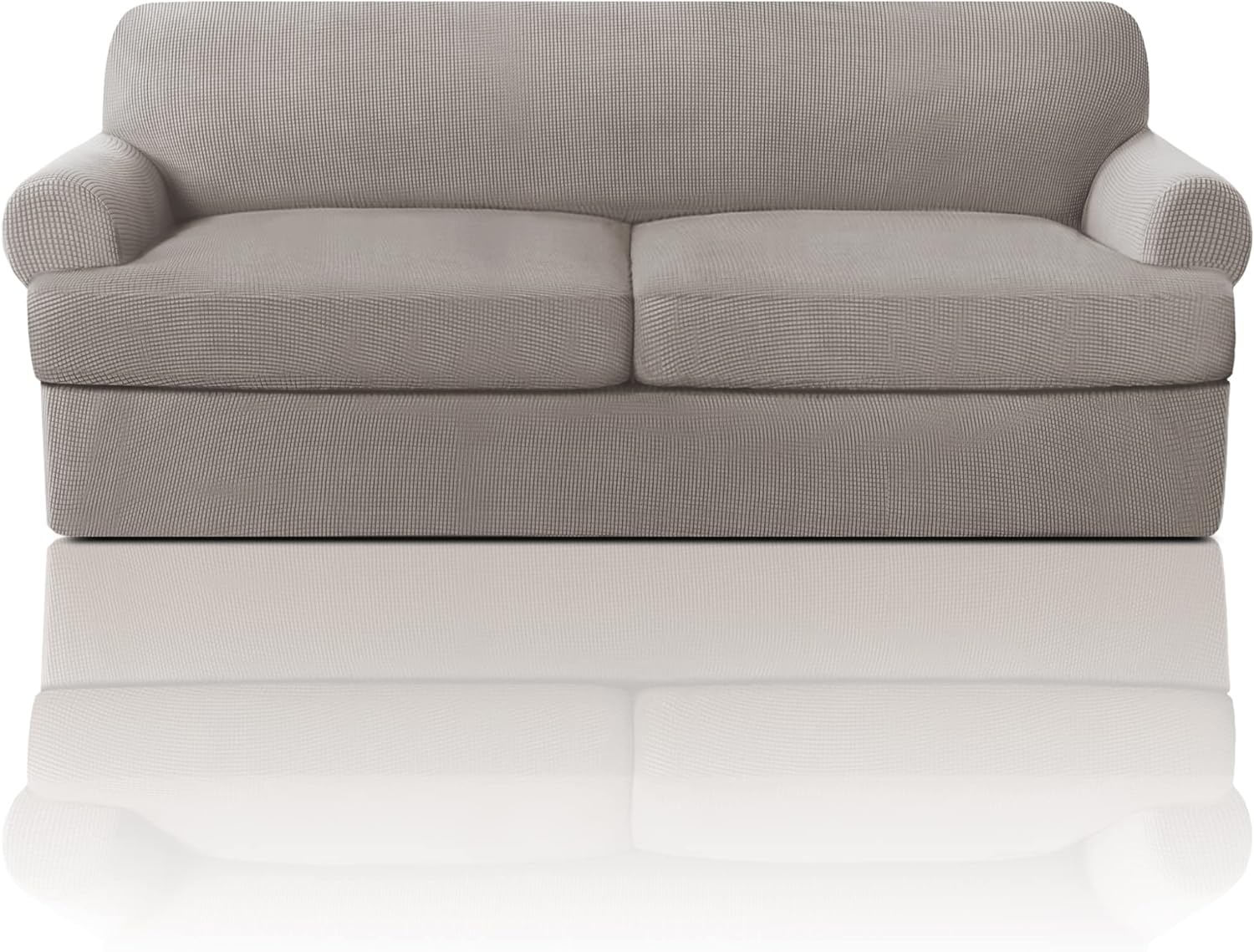 T Cushion Sofa Slipcover Sofa Covers for T Cushion Sofa Soft Couch Slip Covers Furniture Covers with Cushion Shape Seat Covers - Image 32