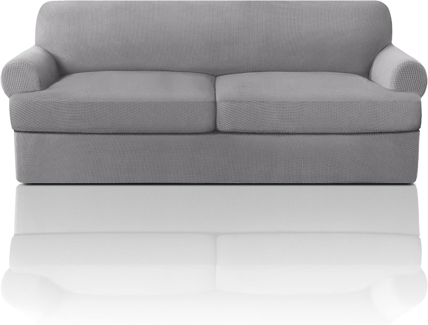 T Cushion Sofa Slipcover Sofa Covers for T Cushion Sofa Soft Couch Slip Covers Furniture Covers with Cushion Shape Seat Covers - Image 36