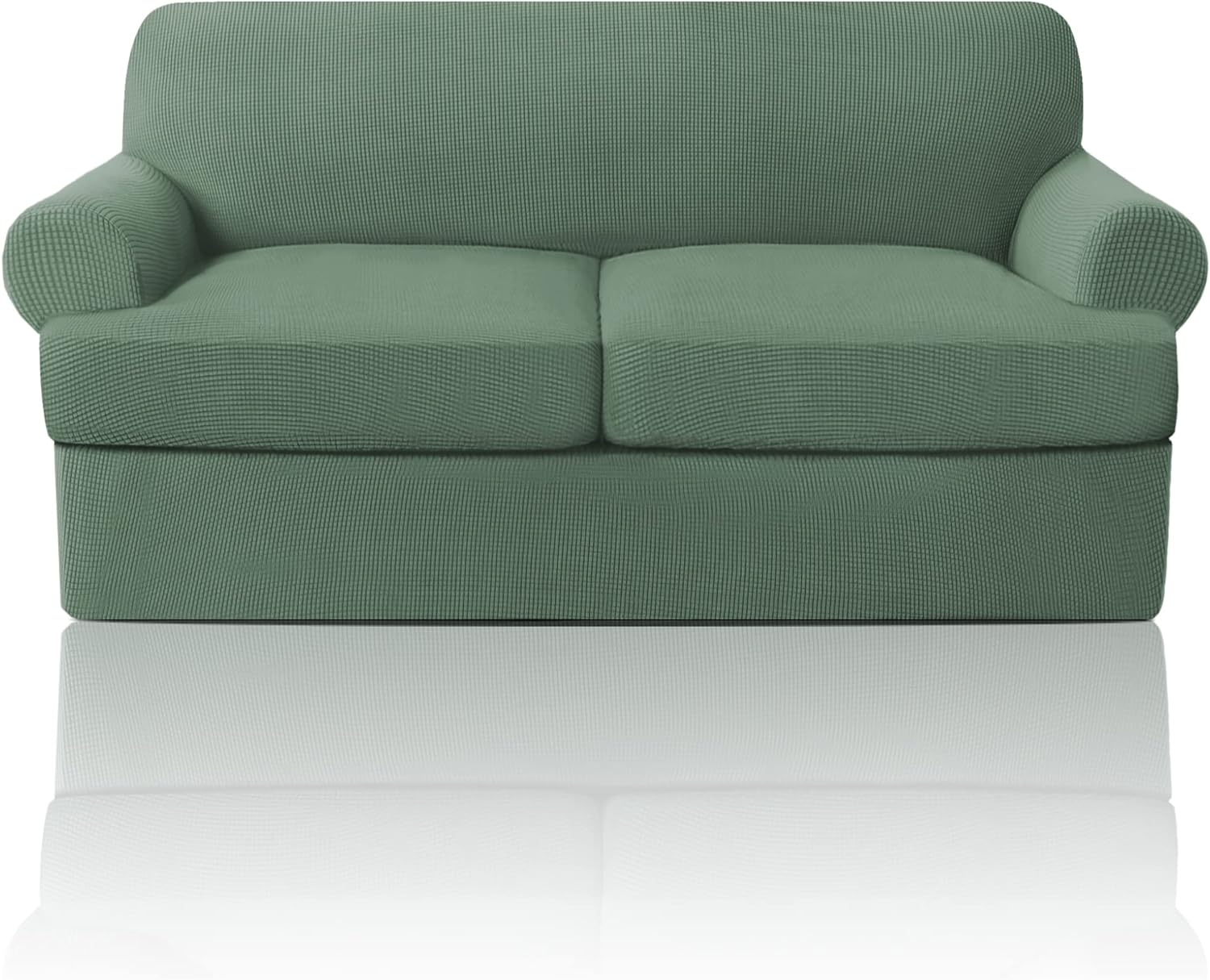 T Cushion Sofa Slipcover Sofa Covers for T Cushion Sofa Soft Couch Slip Covers Furniture Covers with Cushion Shape Seat Covers - Image 39