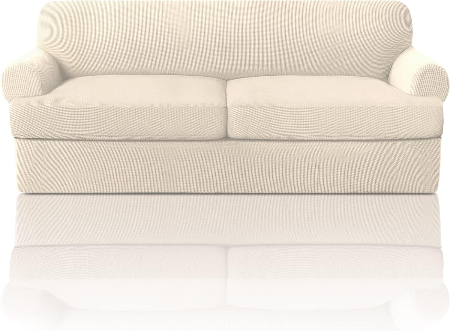 T Cushion Sofa Slipcover Sofa Covers for T Cushion Sofa Soft Couch Slip Covers Furniture Covers with Cushion Shape Seat Covers - Image 40