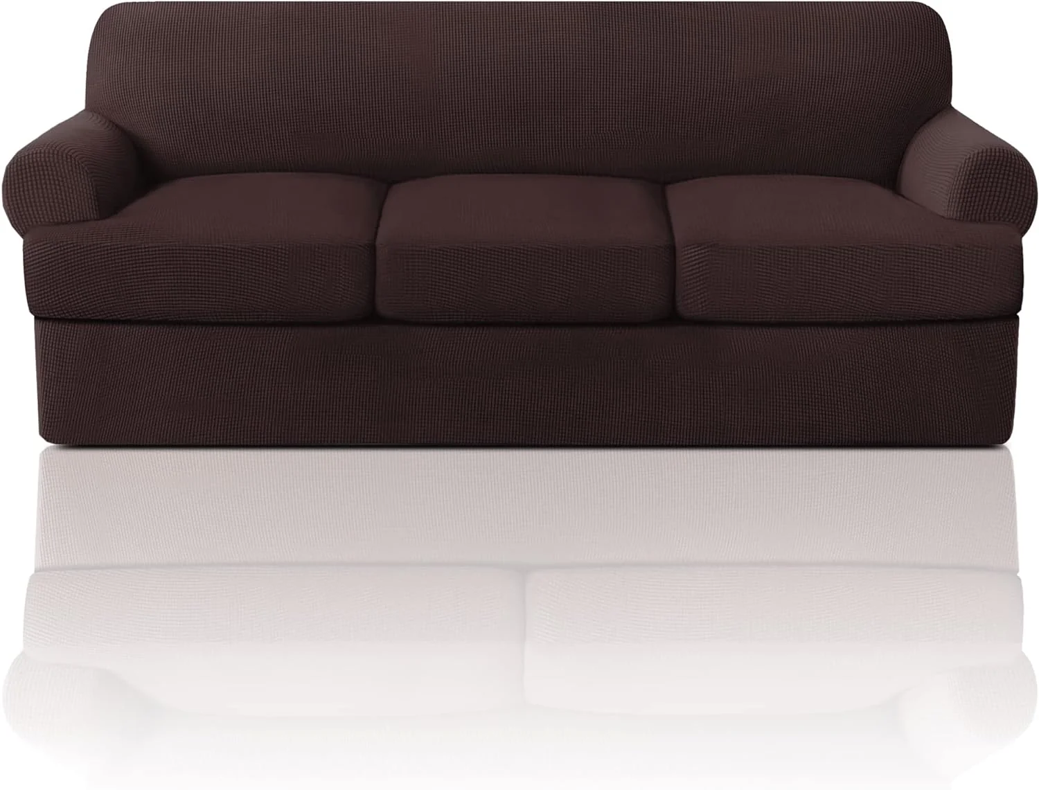 T Cushion Sofa Slipcover Sofa Covers for T Cushion Sofa Soft Couch Slip Covers Furniture Covers with Cushion Shape Seat Covers - Image 41