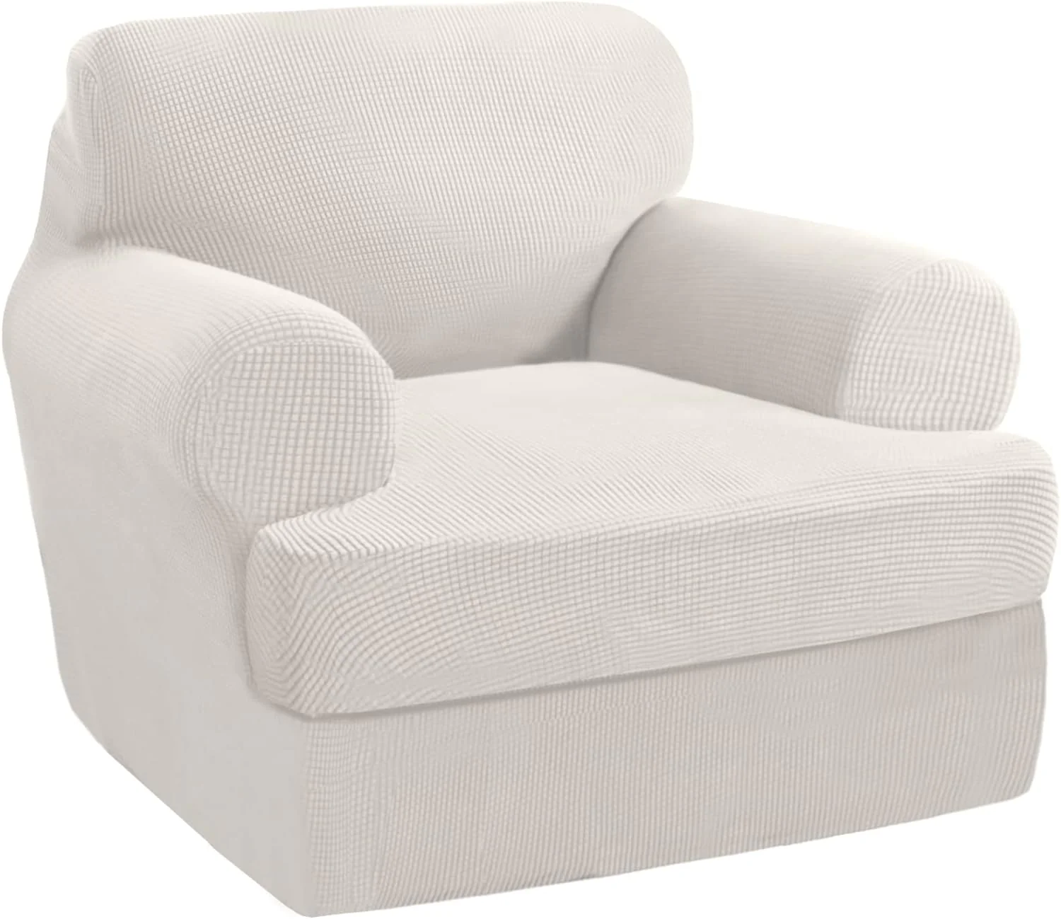 T Cushion Sofa Slipcover Sofa Covers for T Cushion Sofa Soft Couch Slip Covers Furniture Covers with Cushion Shape Seat Covers - Image 43
