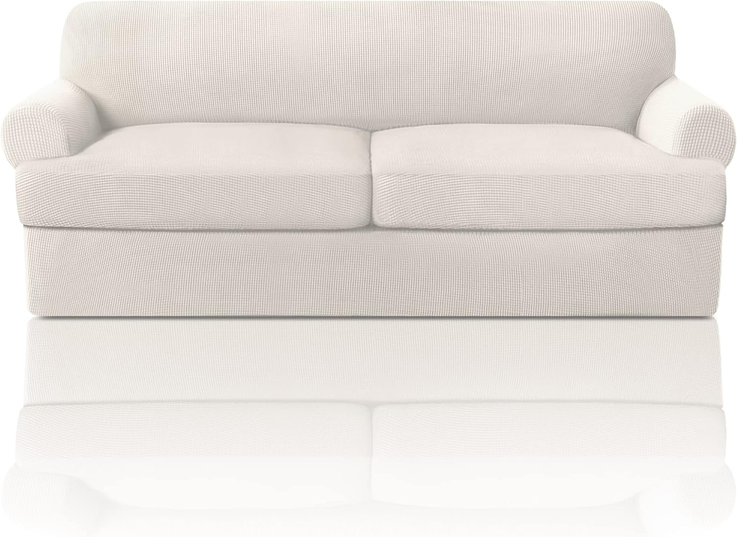 T Cushion Sofa Slipcover Sofa Covers for T Cushion Sofa Soft Couch Slip Covers Furniture Covers with Cushion Shape Seat Covers - Image 44