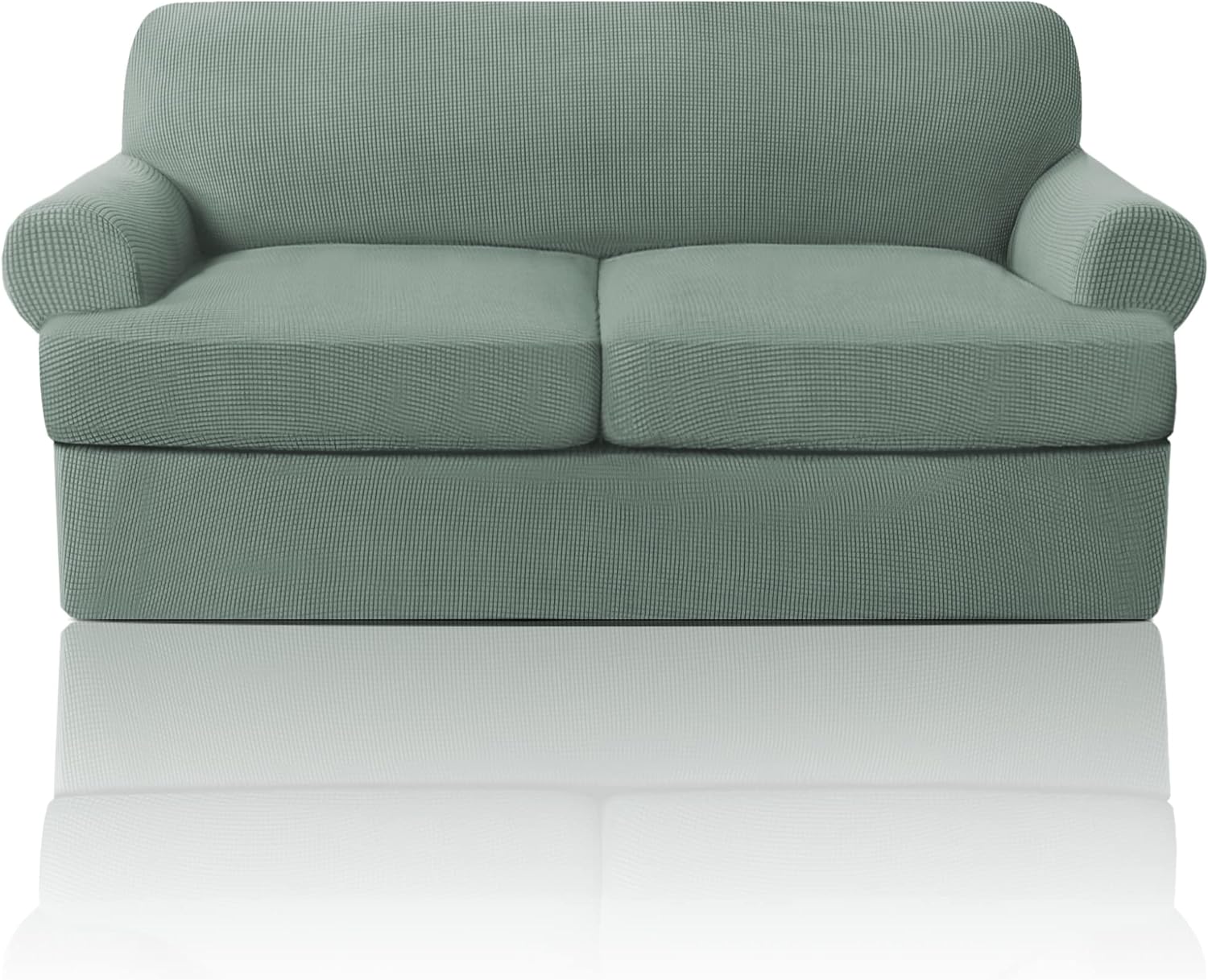 T Cushion Sofa Slipcover Sofa Covers for T Cushion Sofa Soft Couch Slip Covers Furniture Covers with Cushion Shape Seat Covers - Image 47