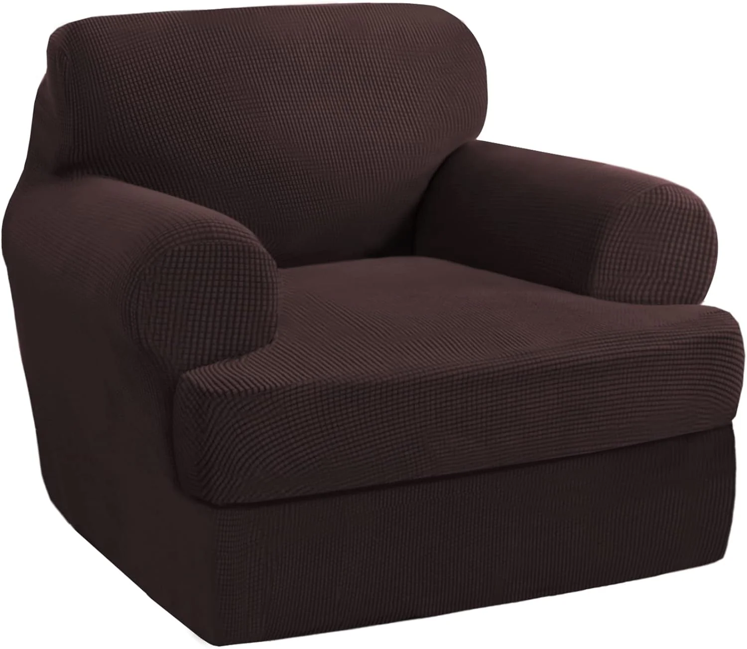 T Cushion Sofa Slipcover Sofa Covers for T Cushion Sofa Soft Couch Slip Covers Furniture Covers with Cushion Shape Seat Covers - Image 48
