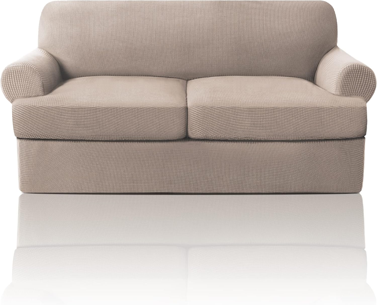 T Cushion Sofa Slipcover Sofa Covers for T Cushion Sofa Soft Couch Slip Covers Furniture Covers with Cushion Shape Seat Covers - Image 51