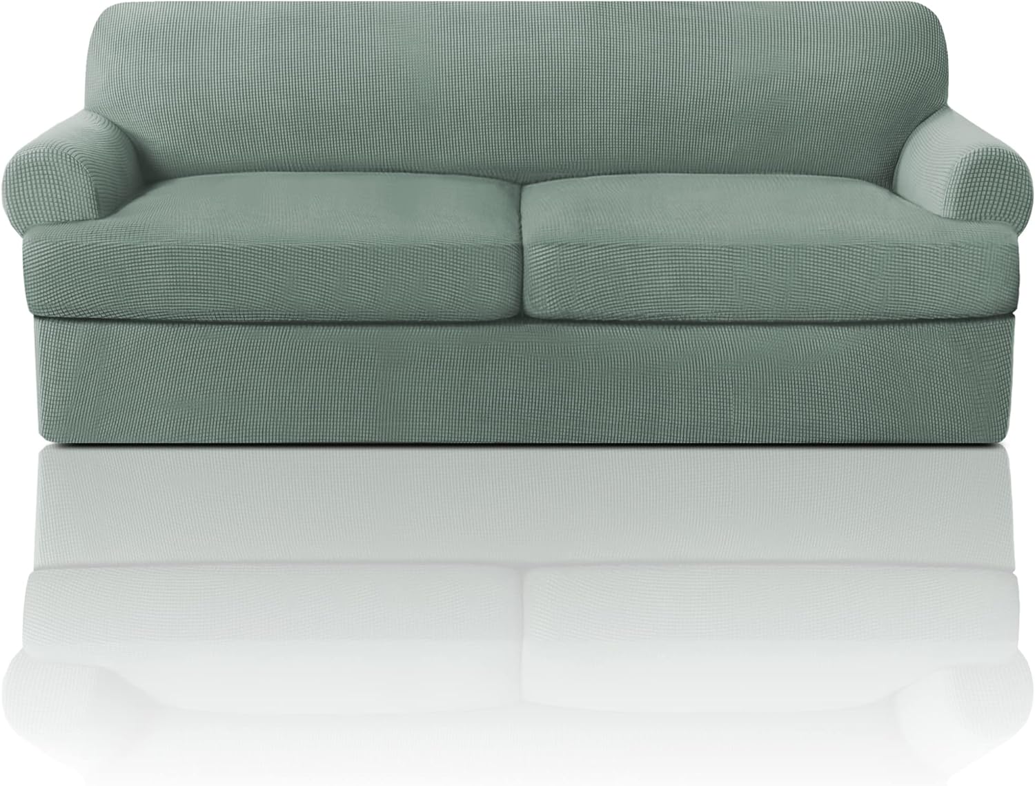 T Cushion Sofa Slipcover Sofa Covers for T Cushion Sofa Soft Couch Slip Covers Furniture Covers with Cushion Shape Seat Covers - Image 53