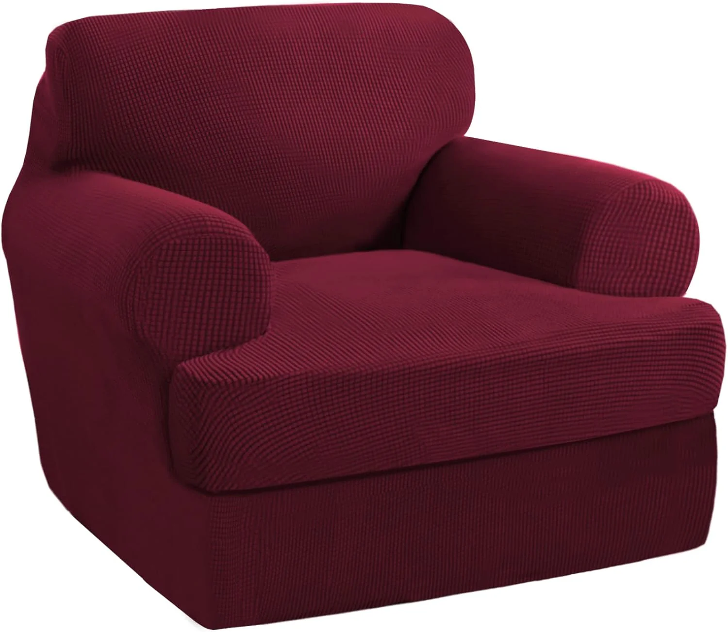 T Cushion Sofa Slipcover Sofa Covers for T Cushion Sofa Soft Couch Slip Covers Furniture Covers with Cushion Shape Seat Covers - Image 55