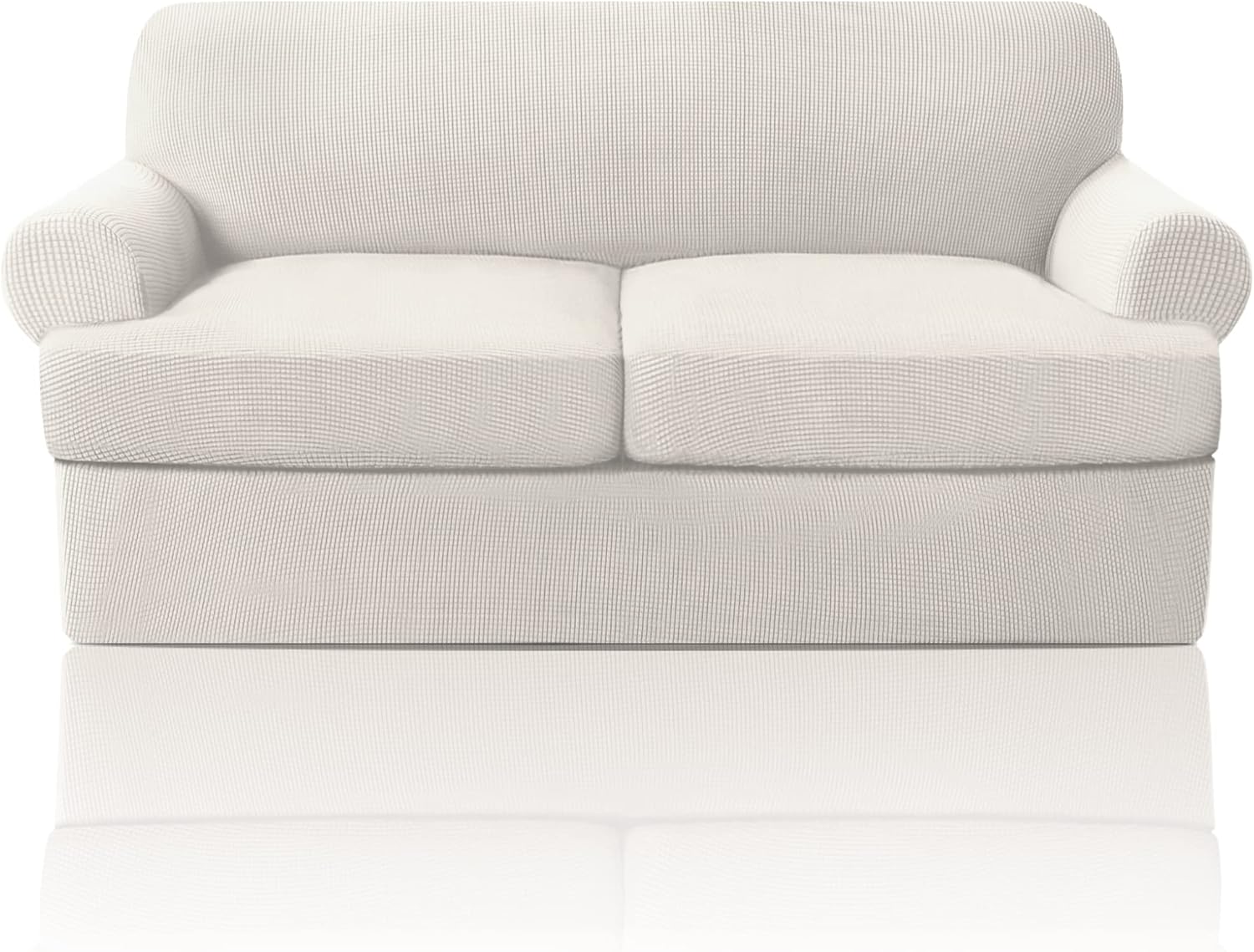 T Cushion Sofa Slipcover Sofa Covers for T Cushion Sofa Soft Couch Slip Covers Furniture Covers with Cushion Shape Seat Covers - Image 56